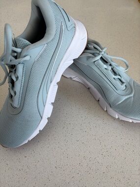 Women's Puma Light Blue Mesh Running Sneakers - Lightweight Athletic Shoes